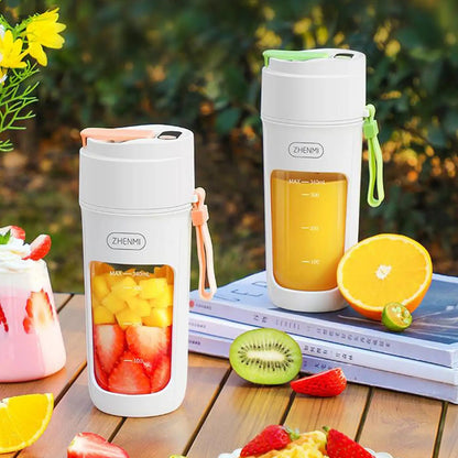 ZHENMI Portable Juice Cup,Wireless Fresh Squeezed Cup,Fresh juicer,go