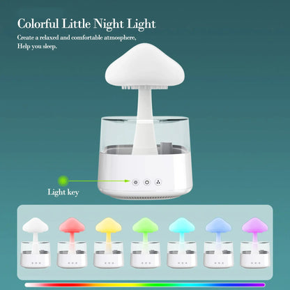 4-in-1 Cloud Rain Aroma Humidifier4-in-1 Cloud Rain Aroma Humidifier
The sound of rain helps to sleepAromatherapy diffusionHumidification in a dry environmentAtmosphere Colorful Night LightNew StrangHousehold Itemsahomeahome-1 Cloud Rain Aroma Humidifier