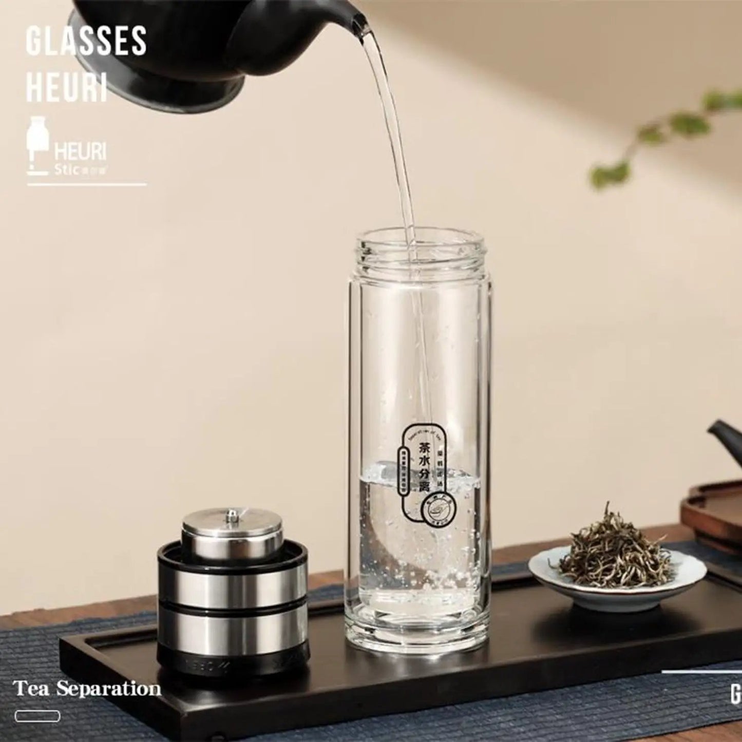 Mechanical rotating tea and water separator cupKnob type tea warehouseTea water separationHigh borosilicate glass cupDouble layer thickening
 
Drinking CupahomeahomeMechanical rotating tea