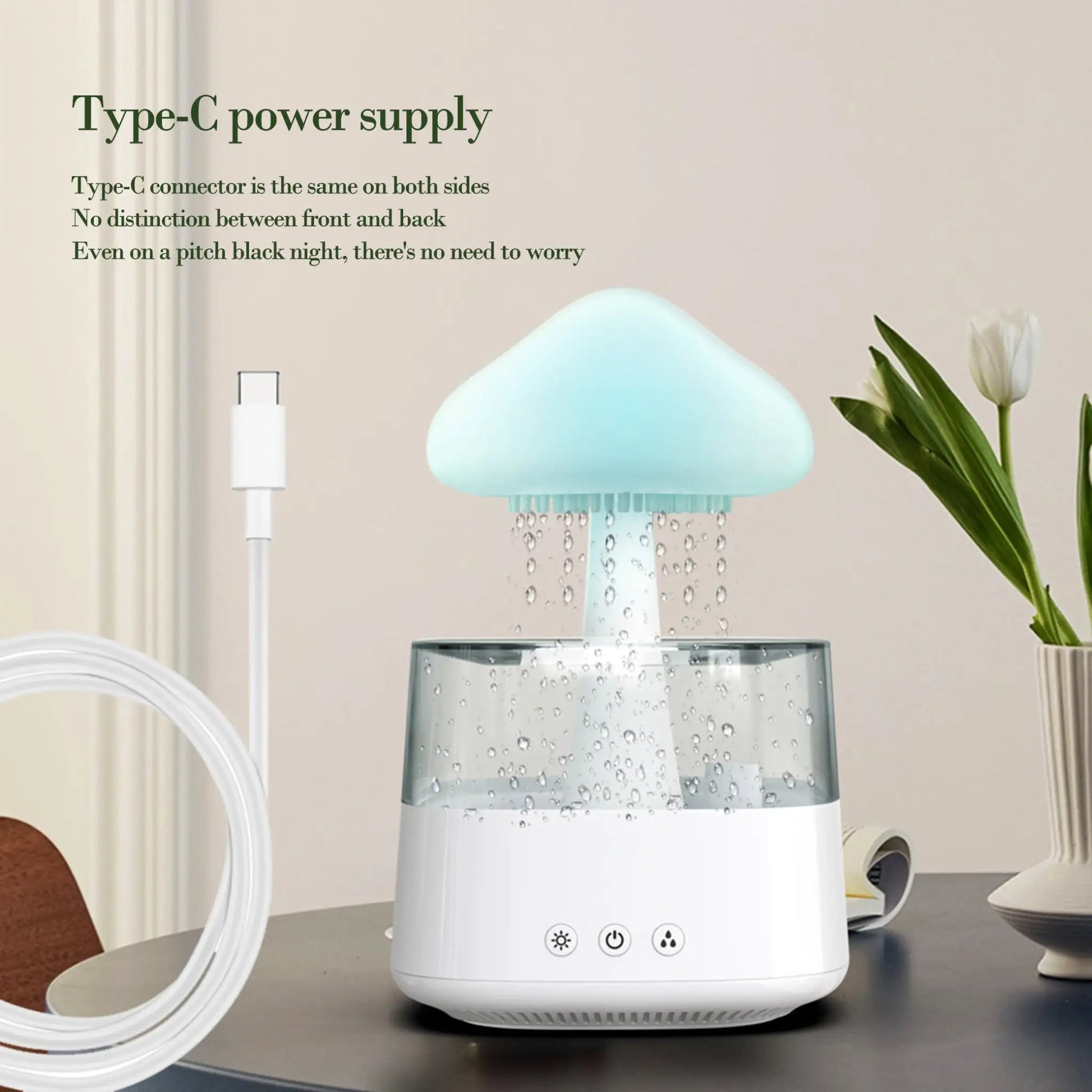 4-in-1 Cloud Rain Aroma Humidifier4-in-1 Cloud Rain Aroma Humidifier
The sound of rain helps to sleepAromatherapy diffusionHumidification in a dry environmentAtmosphere Colorful Night LightNew StrangHousehold Itemsahomeahome-1 Cloud Rain Aroma Humidifier