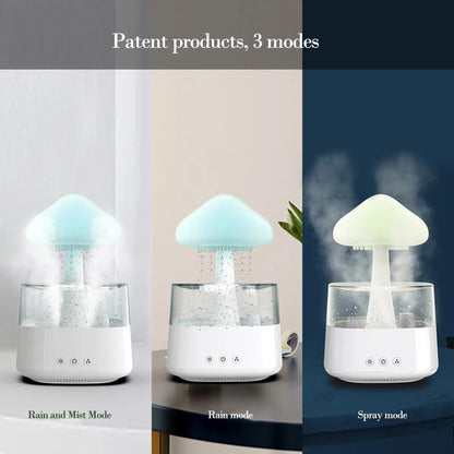 4-in-1 Cloud Rain Aroma Humidifier4-in-1 Cloud Rain Aroma Humidifier
The sound of rain helps to sleepAromatherapy diffusionHumidification in a dry environmentAtmosphere Colorful Night LightNew StrangHousehold Itemsahomeahome-1 Cloud Rain Aroma Humidifier