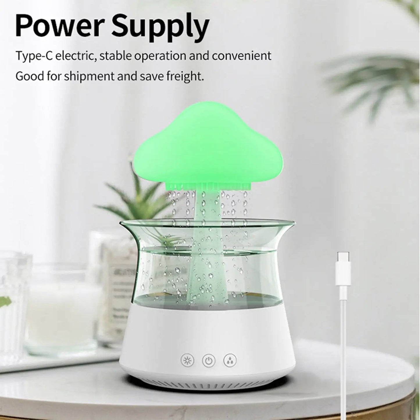 4-in-1 Cloud Rain Aroma Humidifier4-in-1 Cloud Rain Aroma Humidifier
The sound of rain helps to sleepAromatherapy diffusionHumidification in a dry environmentAtmosphere Colorful Night LightNew StrangHousehold Itemsahomeahome-1 Cloud Rain Aroma Humidifier