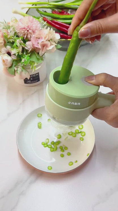 Handheld Electric Vegetable Cutter Set